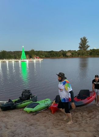 Caiaque no Lago Municipal