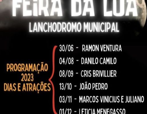 Agenda das próximas feiras da lua