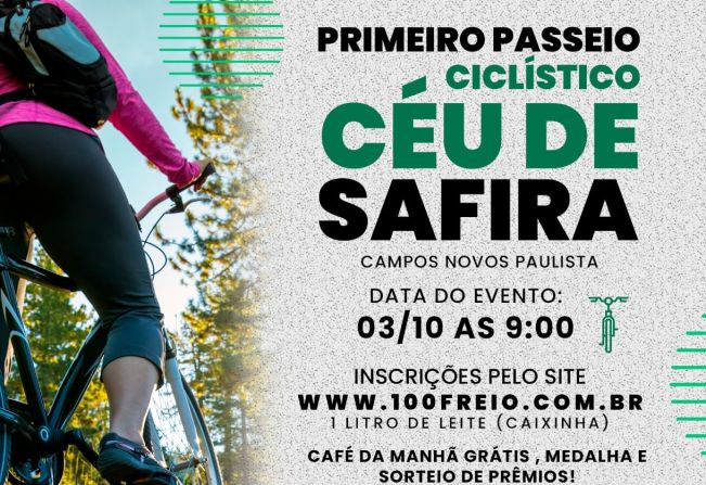 1º Passeio Ciclístico Céu de Safira